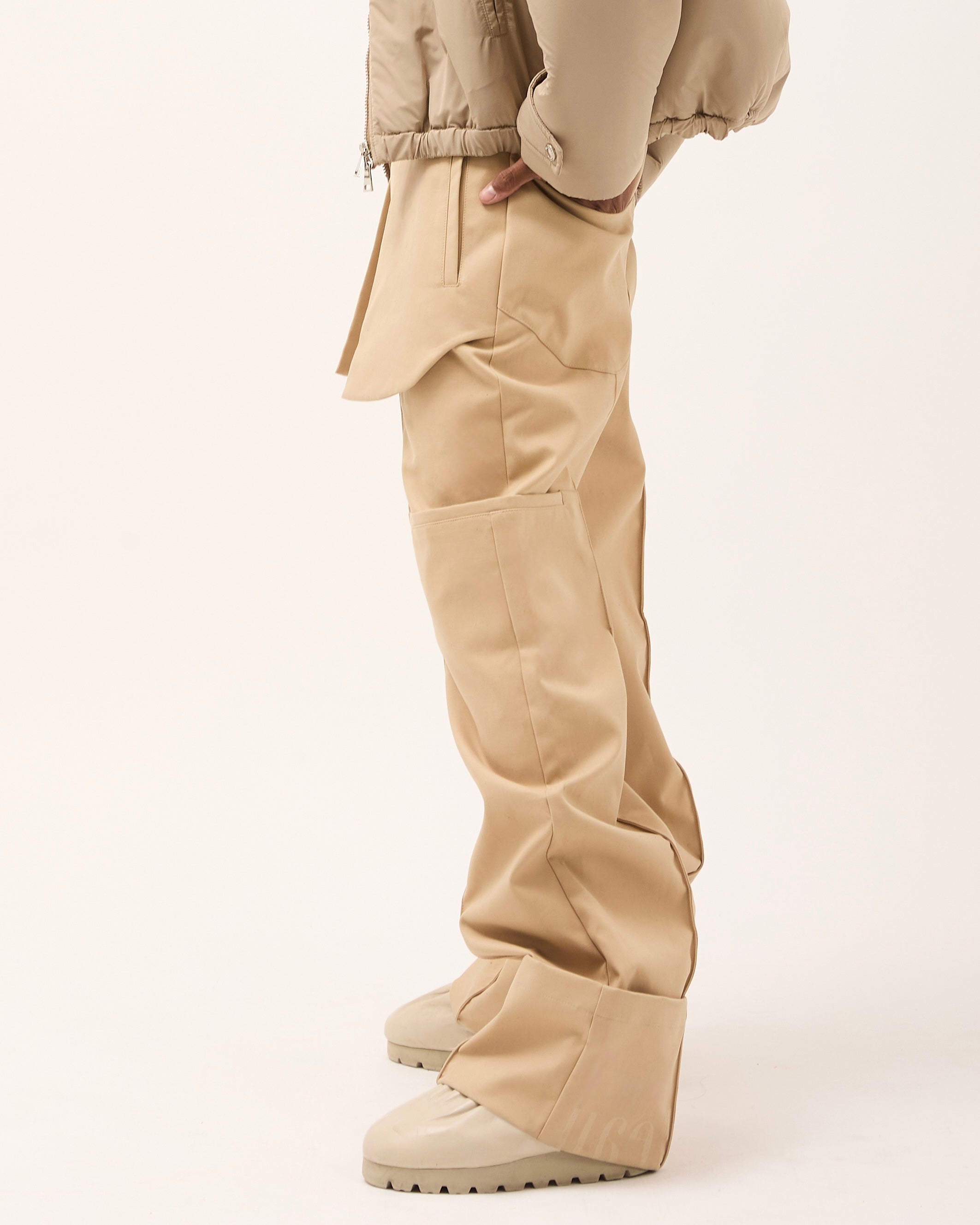 DESTRUCTURED PANT - Beige