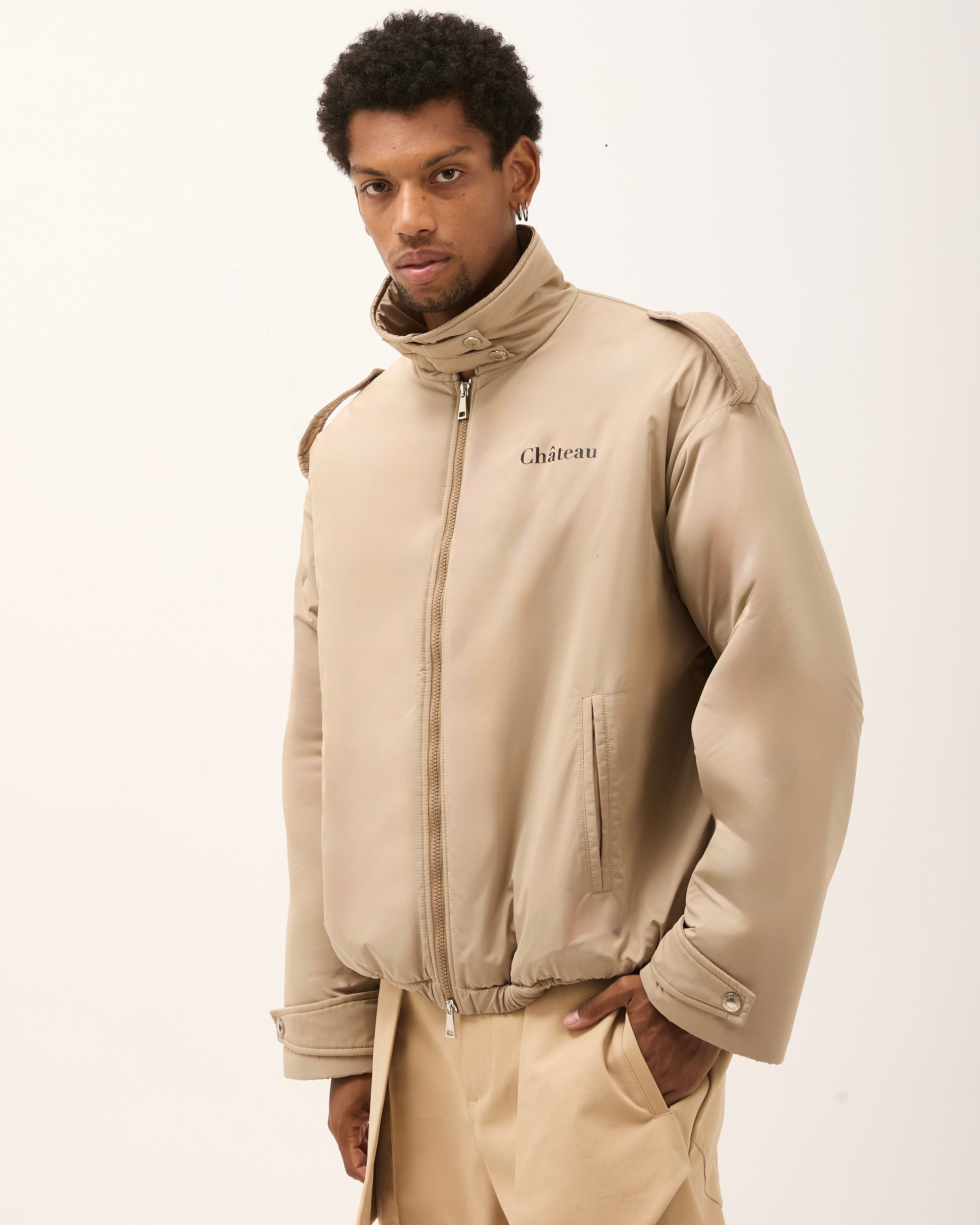 PILLOW JACKET - Beige