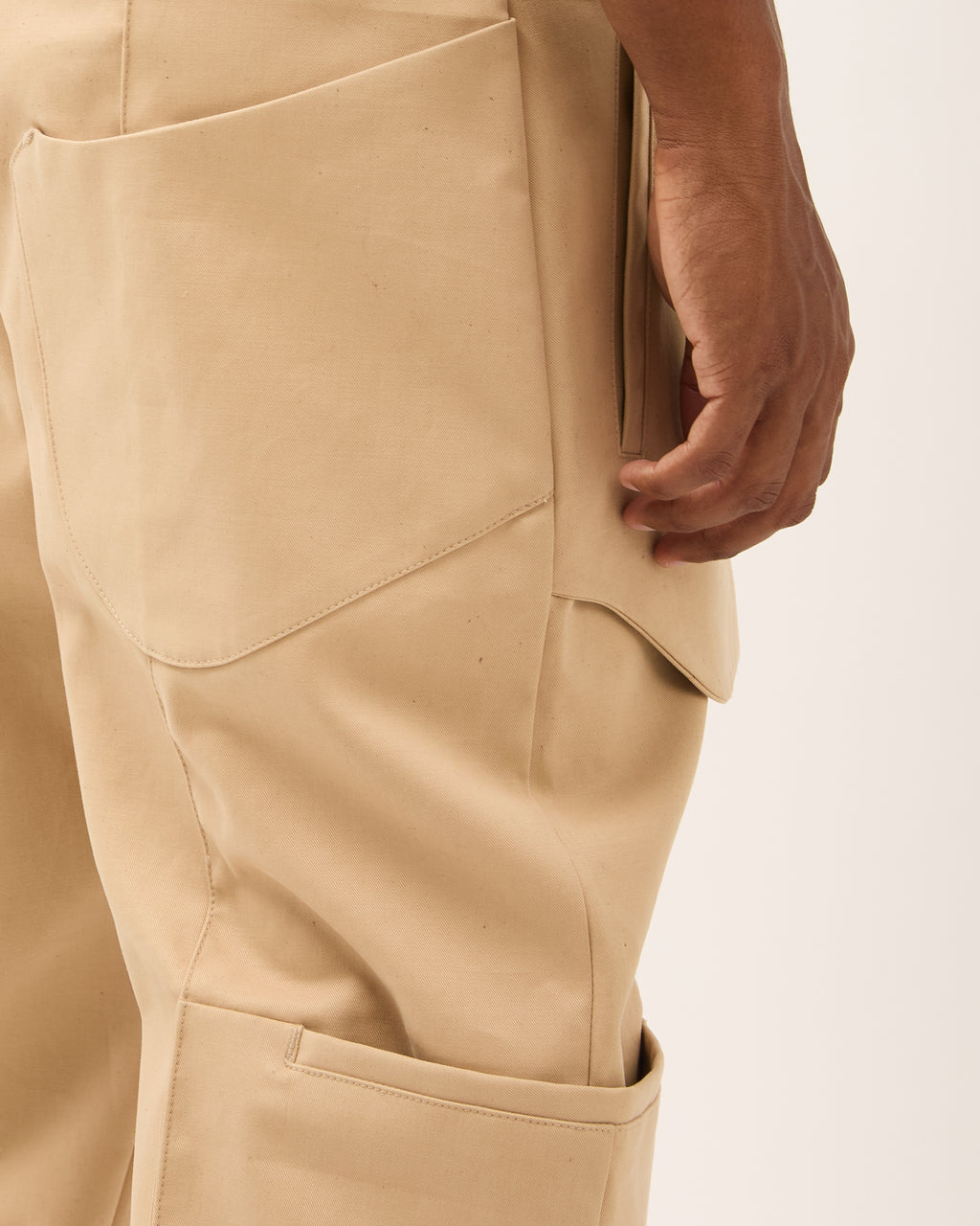 DESTRUCTURED PANT - Beige