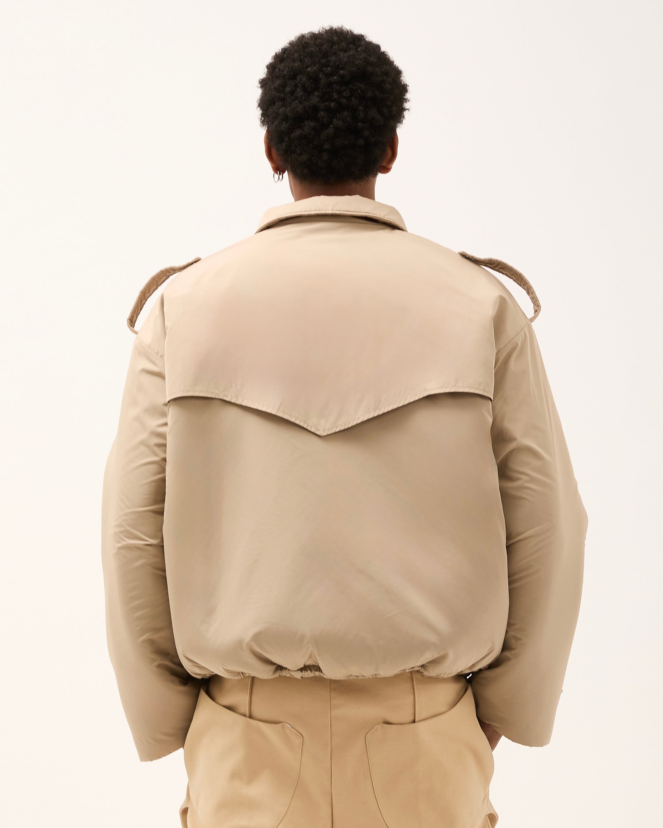 PILLOW JACKET - Beige