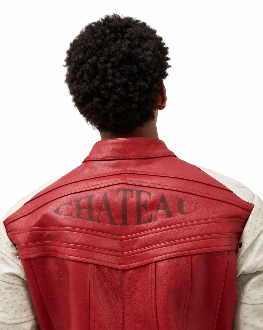 DESTINY LEATHER JACKET - Red