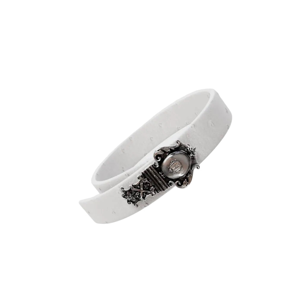 Family Crest Leather Bracelet