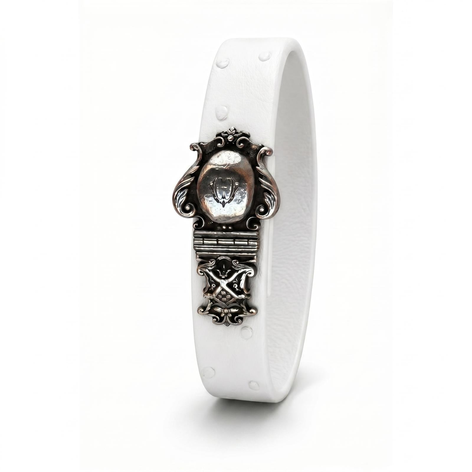 Family Crest Leather Bracelet