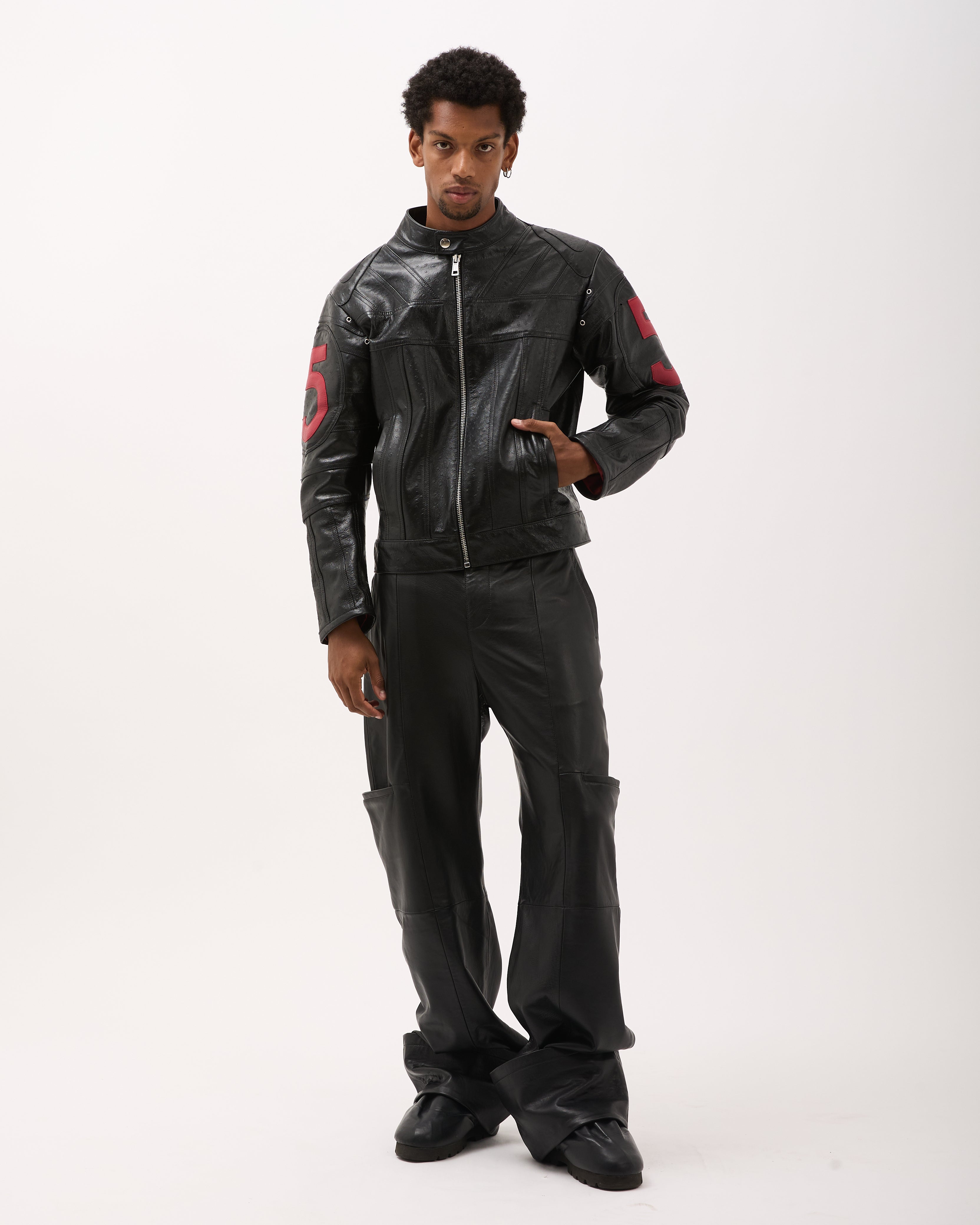 DESTINY LEATHER JACKET - Black