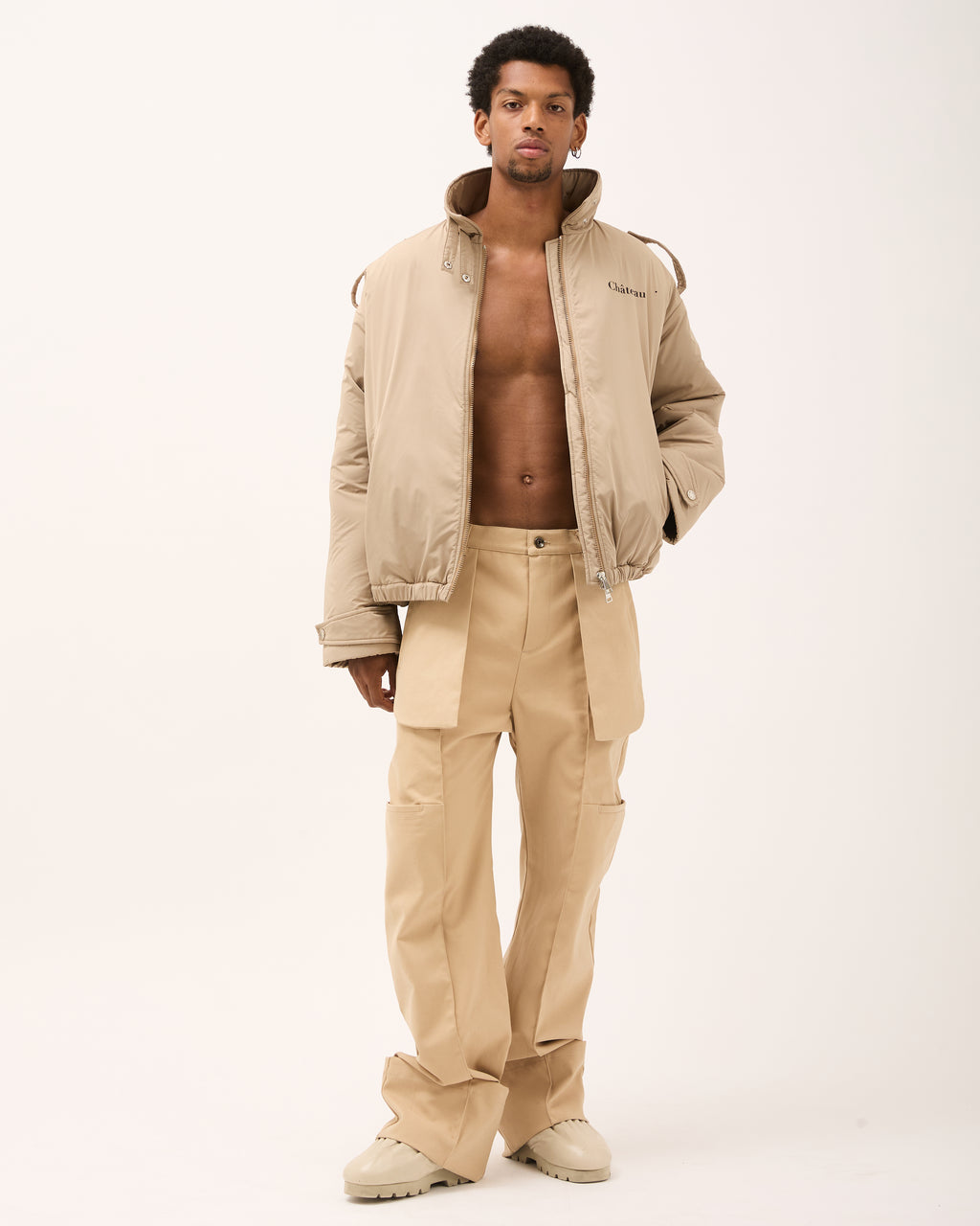 PILLOW JACKET - Beige