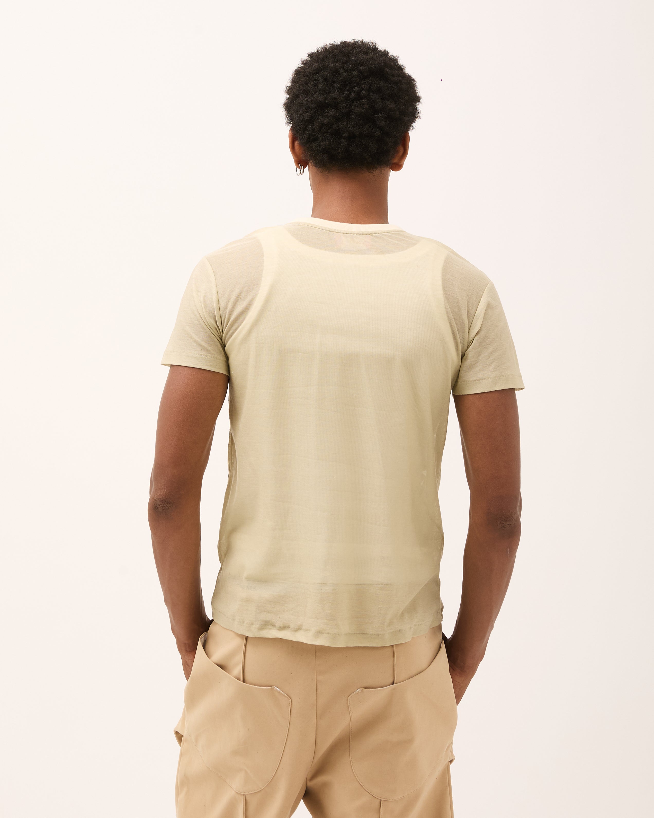 LION TEE - Beige