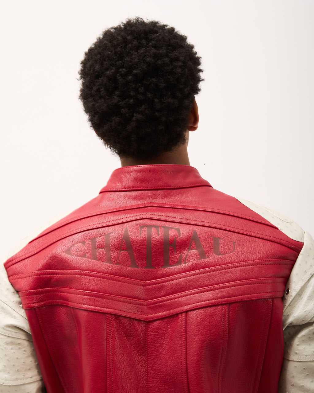 DESTINY LEATHER JACKET - Red