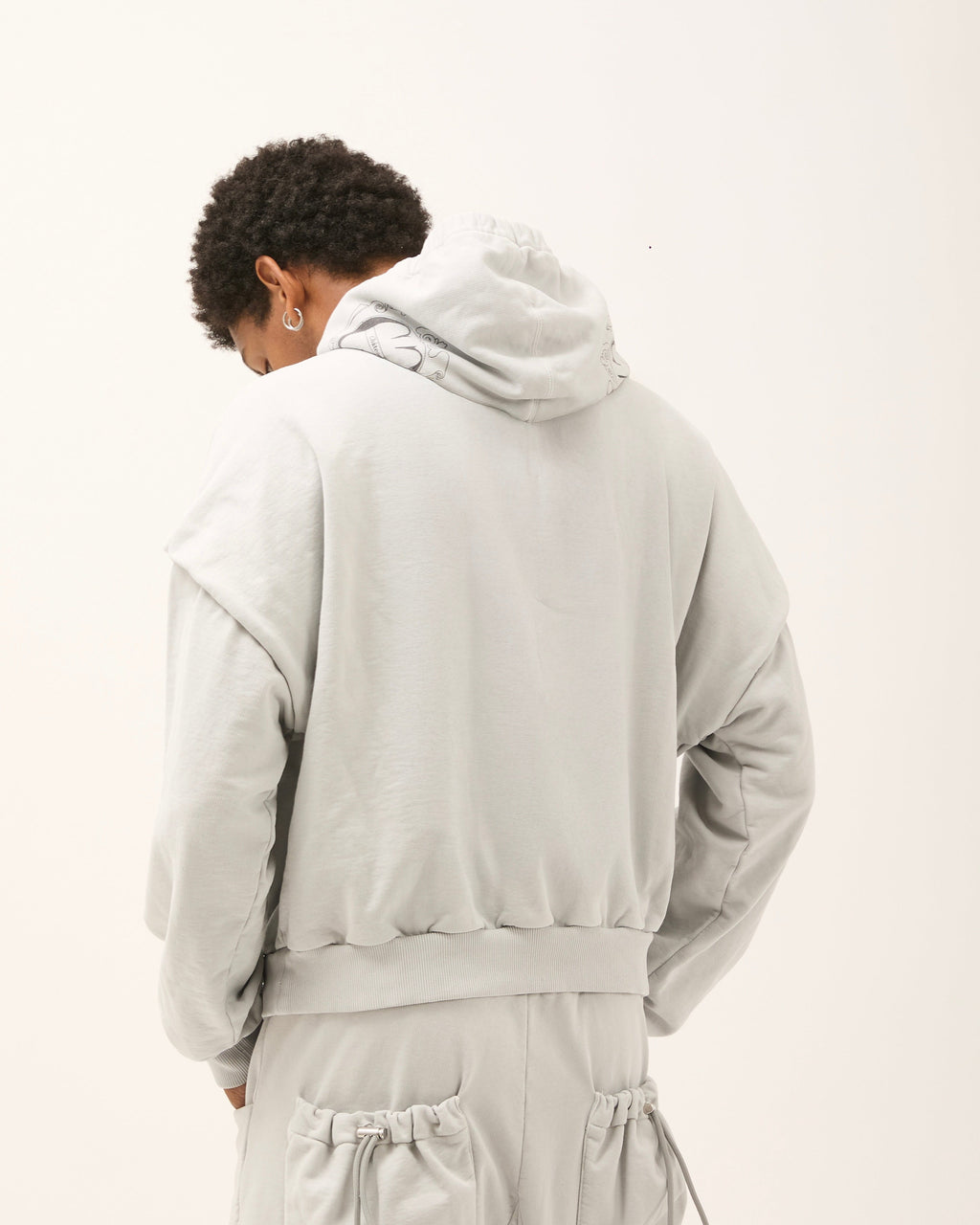 SOLDIER HOODIE - Grey